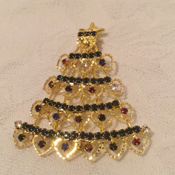 ๐NWT Monet Too Fun Holiday Rhinestone Brooch ๐ - Picture 2 of 7